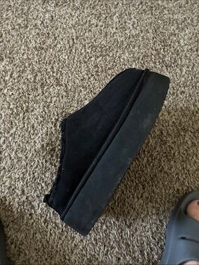Old Navy Black Faux-Suede Cozy Slip-On Clog